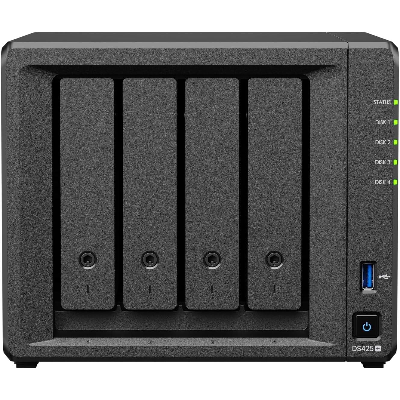 SYNOLOGY DS425PLUS 2GB 4 BAY 2xGLAN NAS DEPOLAMA ÜNİTESİ