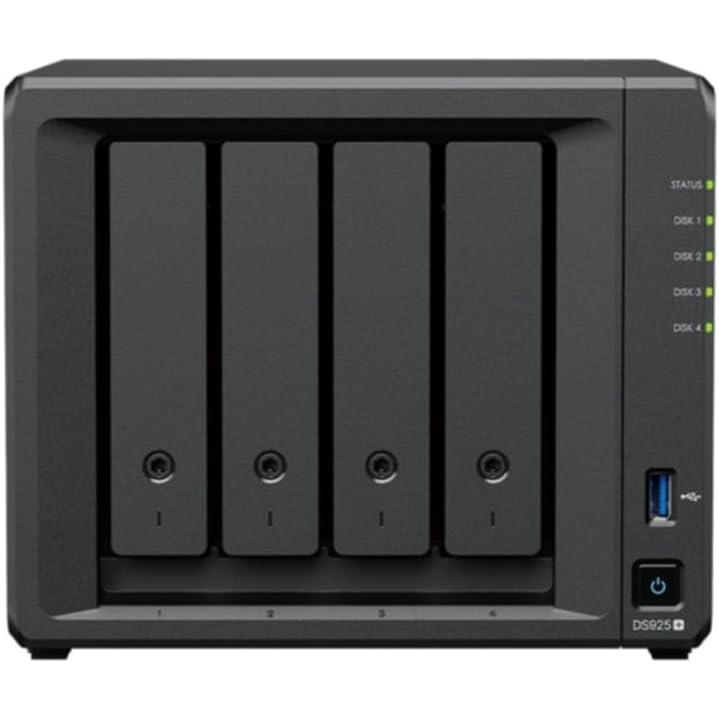 SYNOLOGY DS925PLUS 4GB 4 BAY 2xGLAN NAS DEPOLAMA ÜNİTESİ