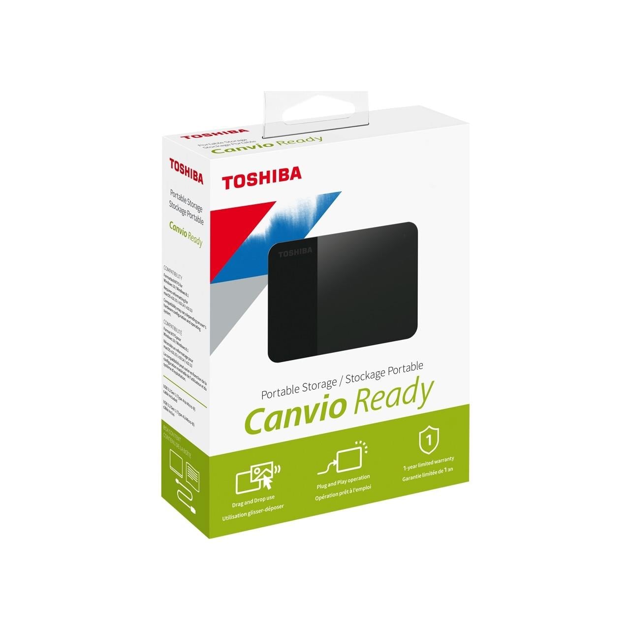 TOSHIBA CANVIO READY 1TB USB3.2 2.5