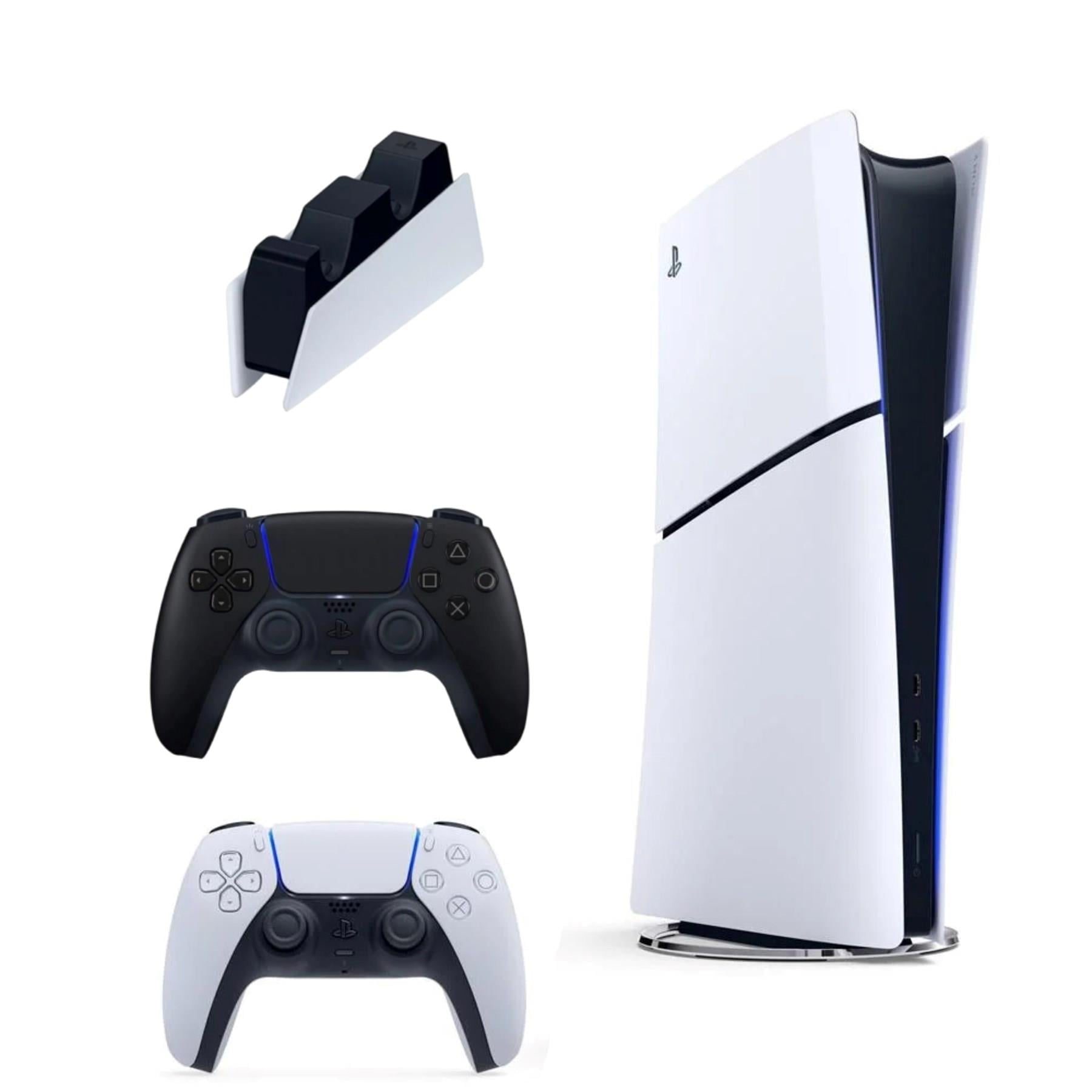  Oyun Konsolları Playstation PS5SLIM1TB+DSYH+S İthalatçı  Playstation 5 Slim Digital İthalatçı Garantili + 2. Siyah Dualsense + Şarj İstasyonu