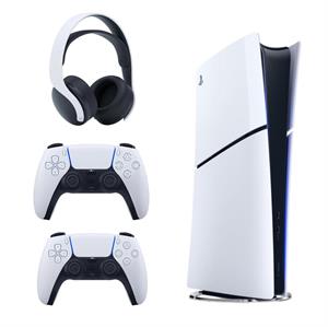  Oyun Konsolları Playstation PS5SLIM1TB+D+3DK İthalatçı  Sony Playstation 5 Slim İthalatçı Garantili + 2.  Beyaz Dualsense + Pulse 3D Kablosuz Kulaklık