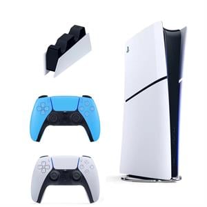  Oyun Konsolları Playstation PS5SLIM1TB+DMAVI+S İthalatçı  Playstation 5 Slim Digital İthalatçı Garantili + 2. Mavi  Dualsense + Şarj İstasyonu