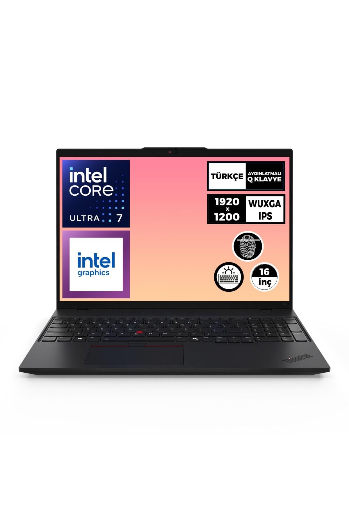  Dizüstü Bilgisayar Lenovo 21L4S10MTX Distribütör  ThinkPad L16 G1 ULTRA 7 155U  16