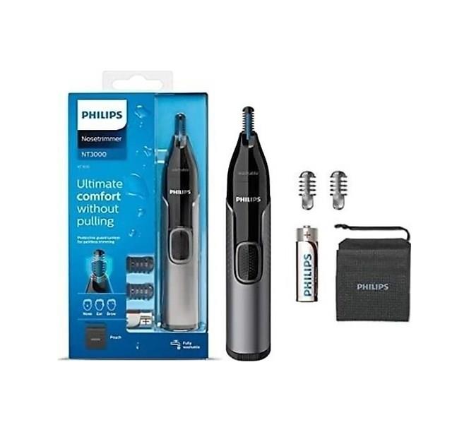  Philips Philips NT3650/16 Distribütör  Philips NT3650/16 3000 Serisi Washable Kulak Burun Tüy Kesme Makinesi Siyah