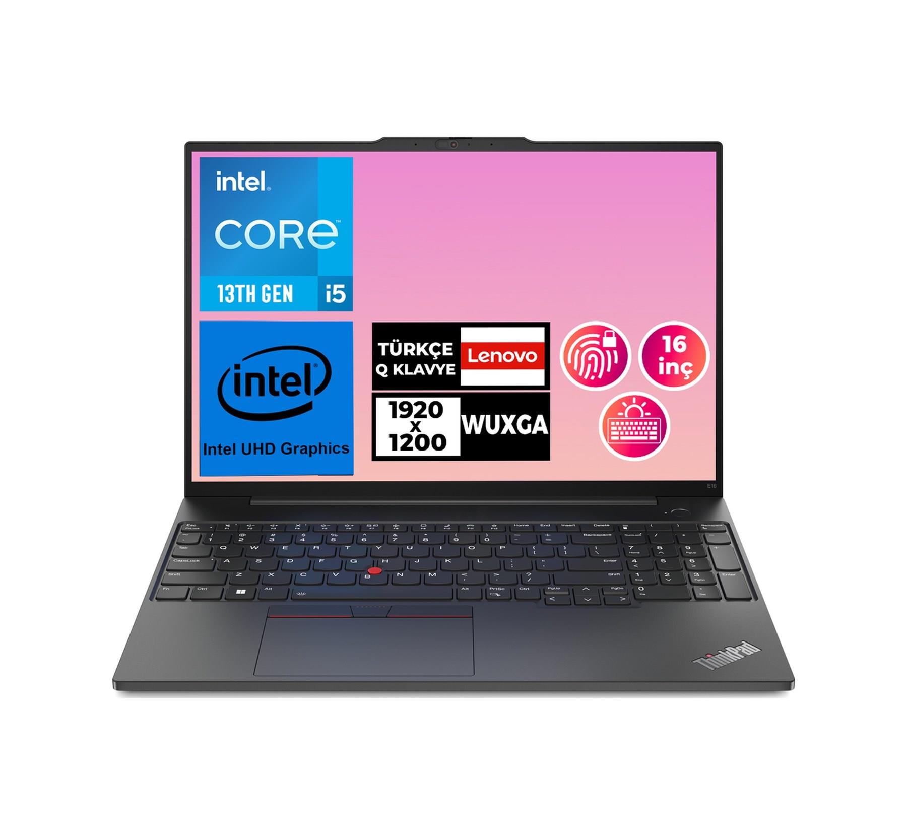  Dizüstü Bilgisayar Lenovo 21JN00K7TX Distribütör  LENOVO THİNKPAD E16 GEN 1 21JN00K7TX İ5-13420H 16