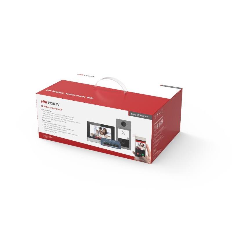 HIKVISION DS-KIS604-S(C) VİLLA TİP IP VIDEO INTERCOM KIT