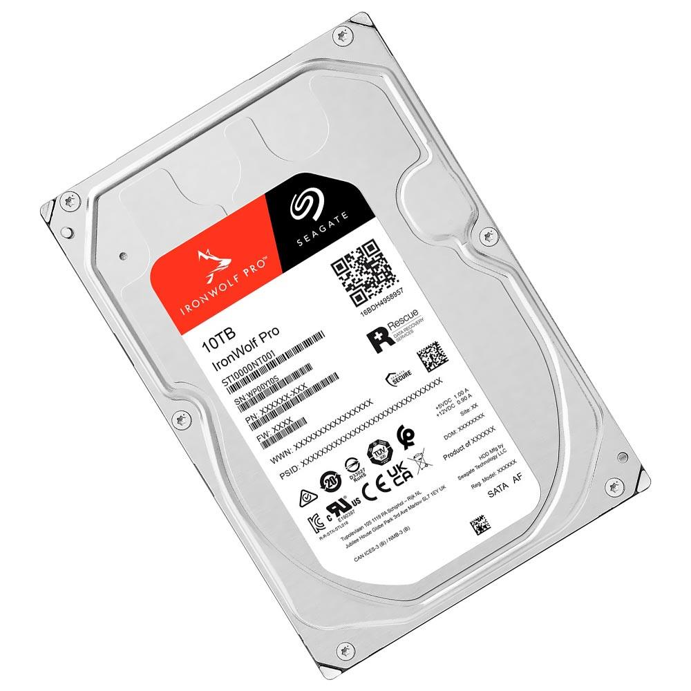 SEAGATE IRONWOLF PRO 10TB 7200RPM 256MB SATA3 6Gbit/sn