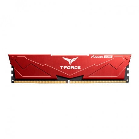 TEAM T-FORCE VULCAN RED 16GB 6000MHz DDR5 GAMING PC RAM FLRD516G6000HC38A01