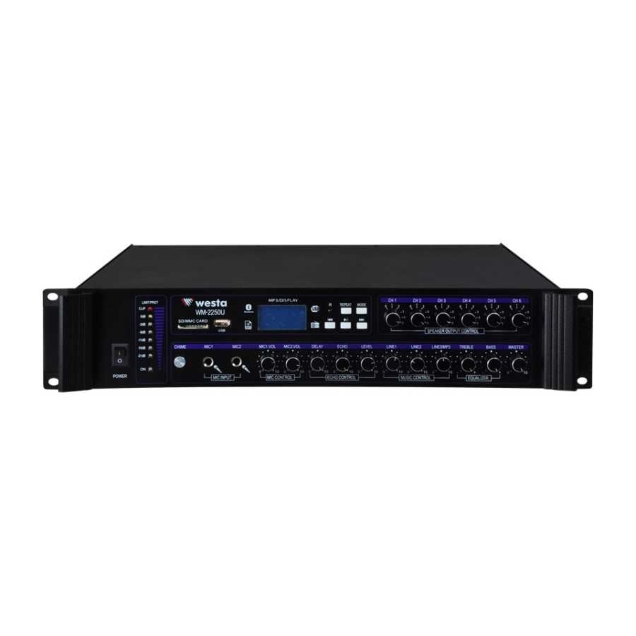 WESTA WM-2250U 250W MIXER AMFI