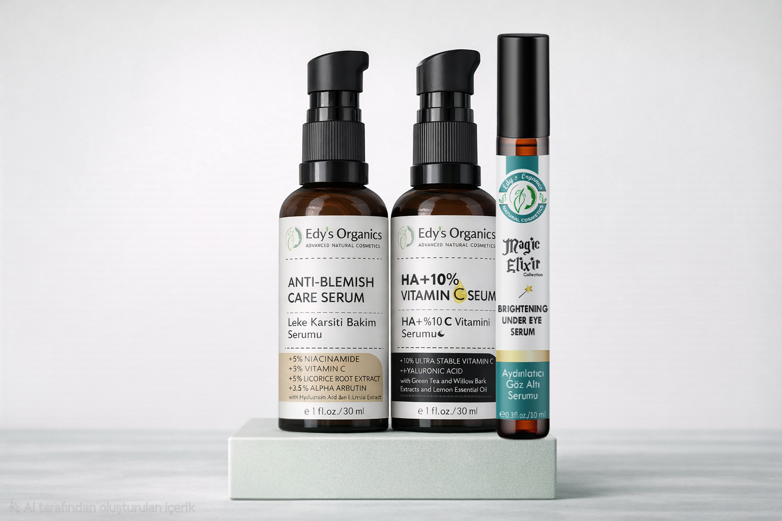 GLOW TRIO | Aydınlatıcı Leke Karşıtı Cilt Bakım Seti