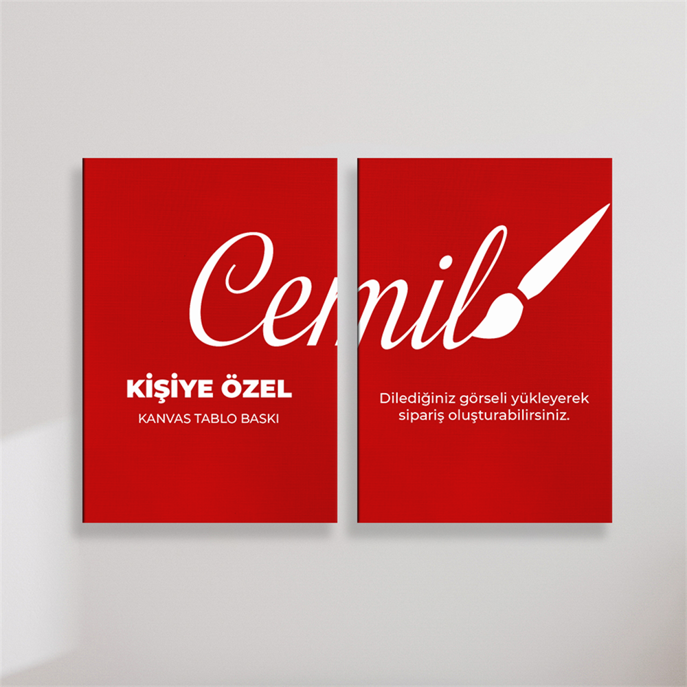 2 Parçalı Kanvas Tablo