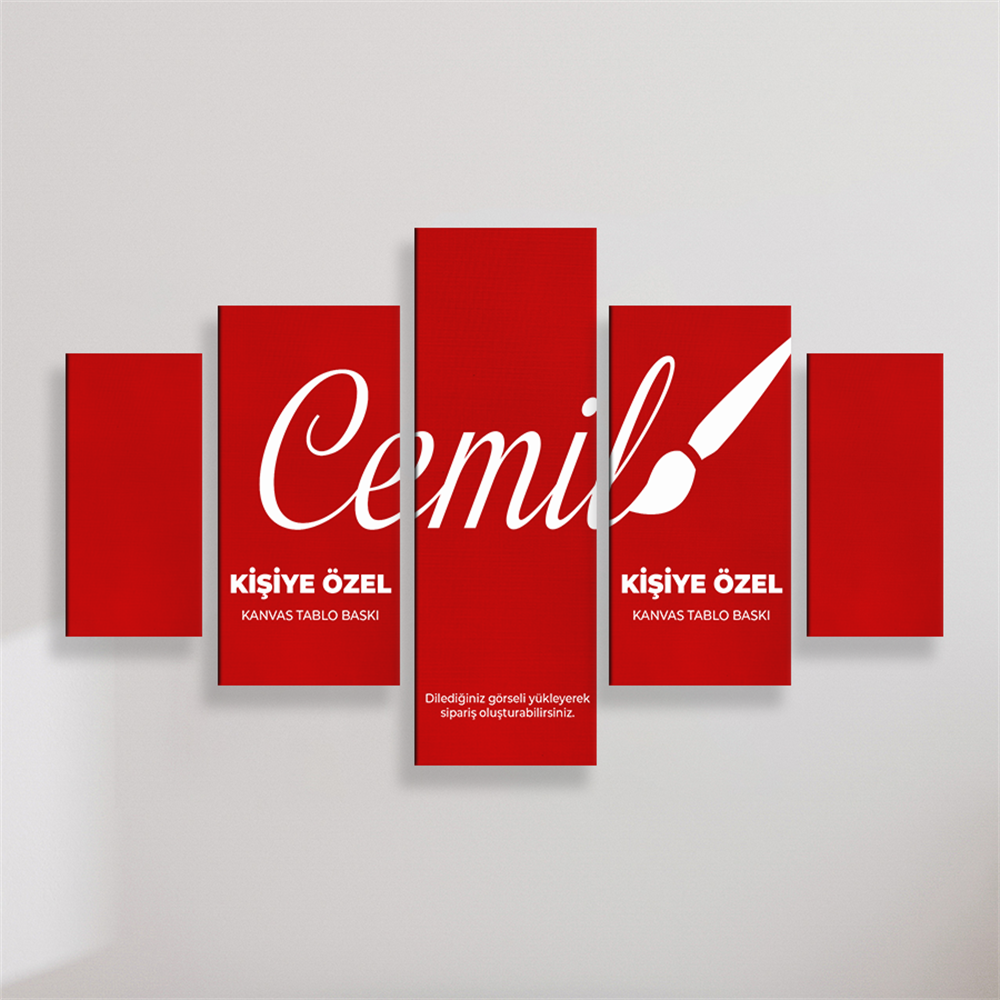 5 Parçalı Kanvas Tablo