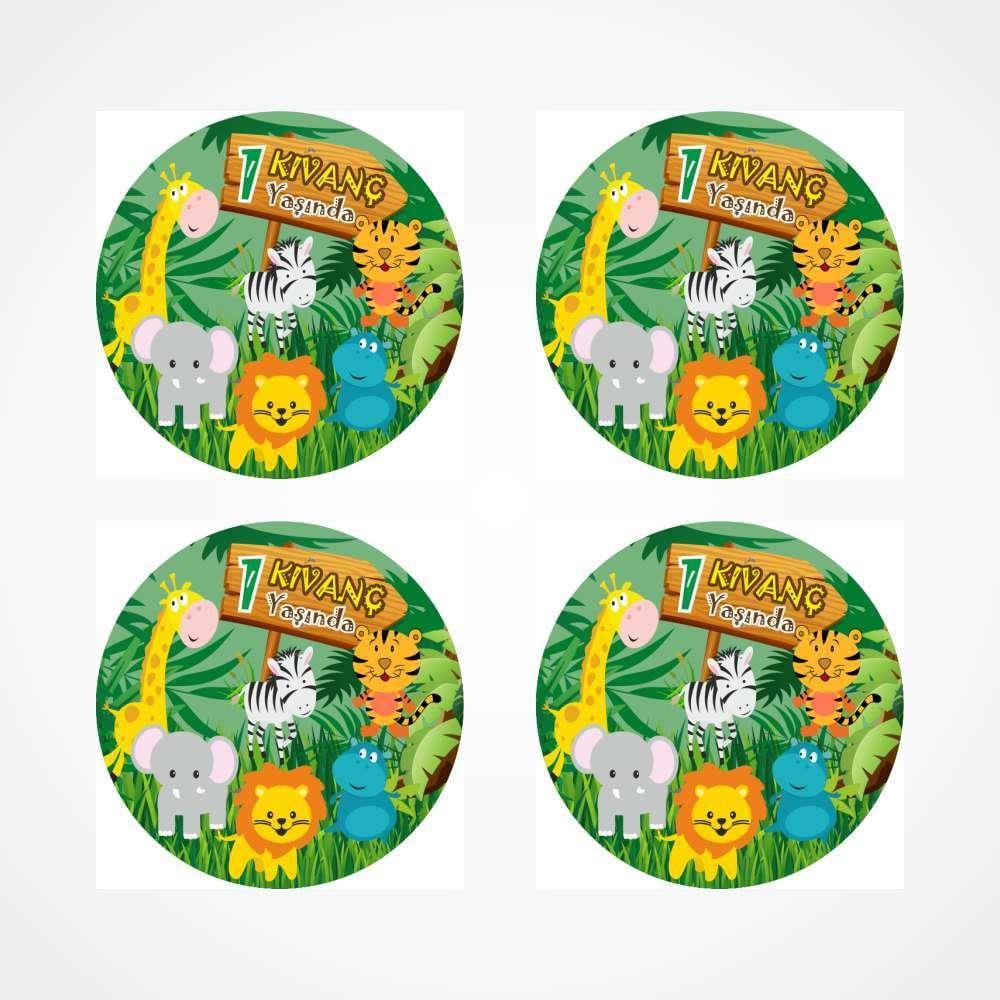 Etiket 4 Cm- 20 Adet- Karton