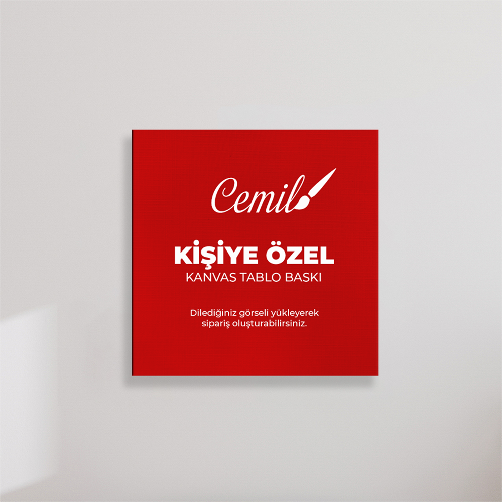 Tek Parçalı Kare Kanvas Tablo