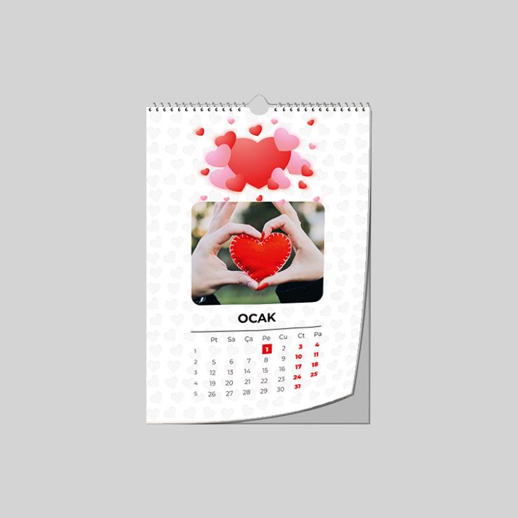 Duvar Takvimi - Sevgili