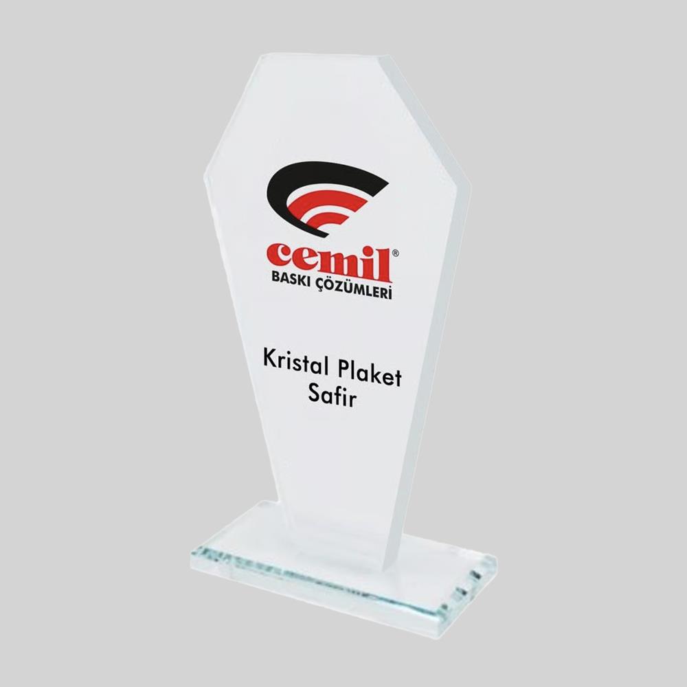 Kristal Plaket Safir KPKT-0014