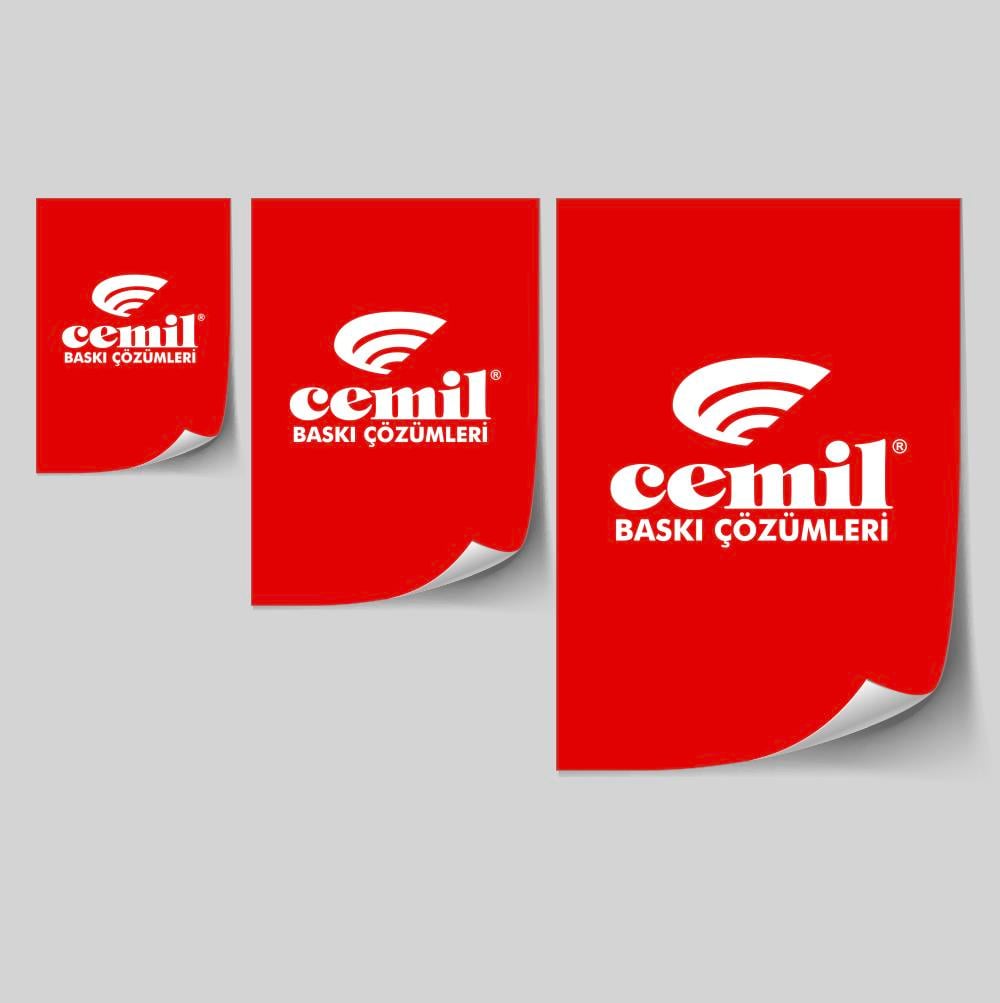 Standart Ölçü Kuşe Etiket