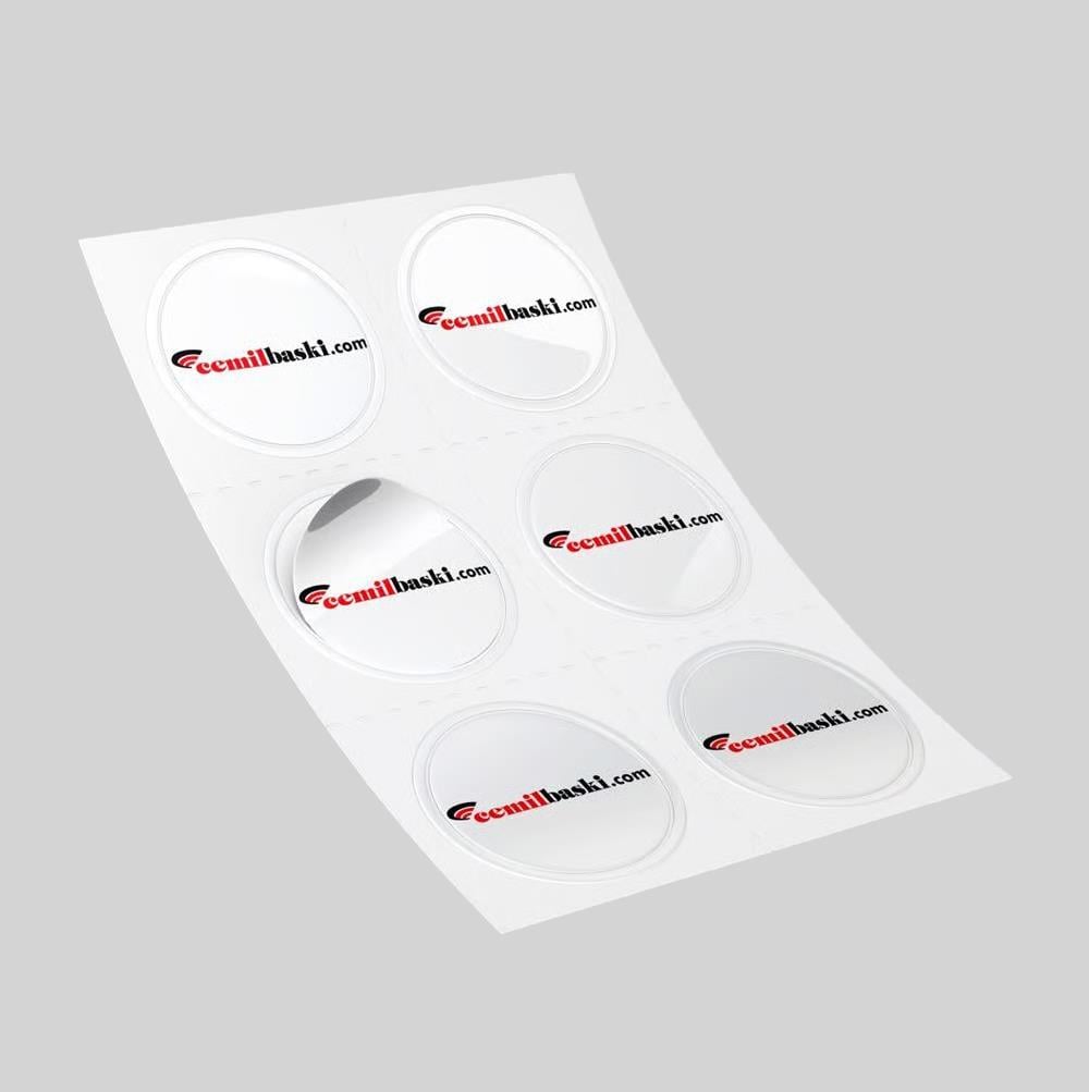 Tabaka Etiket ( Kuşe-Şeffaf )