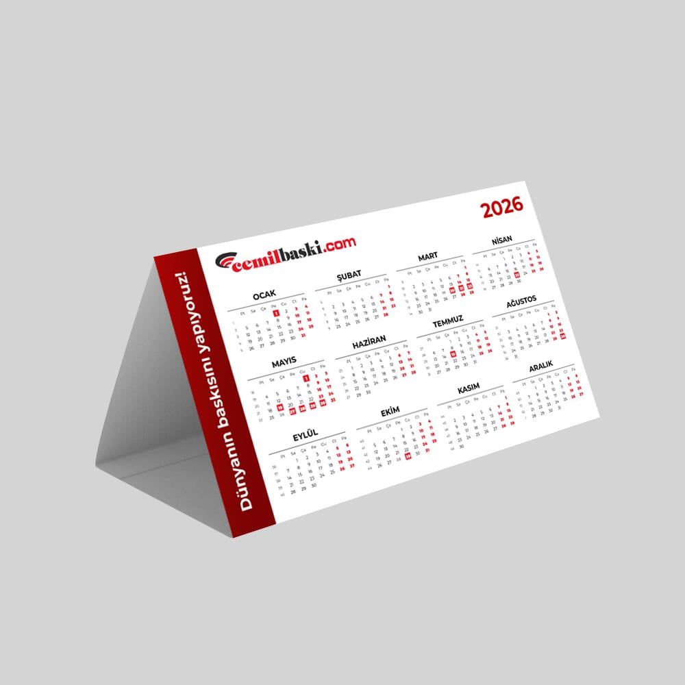 Üçgen Piramit Masa Takvimi