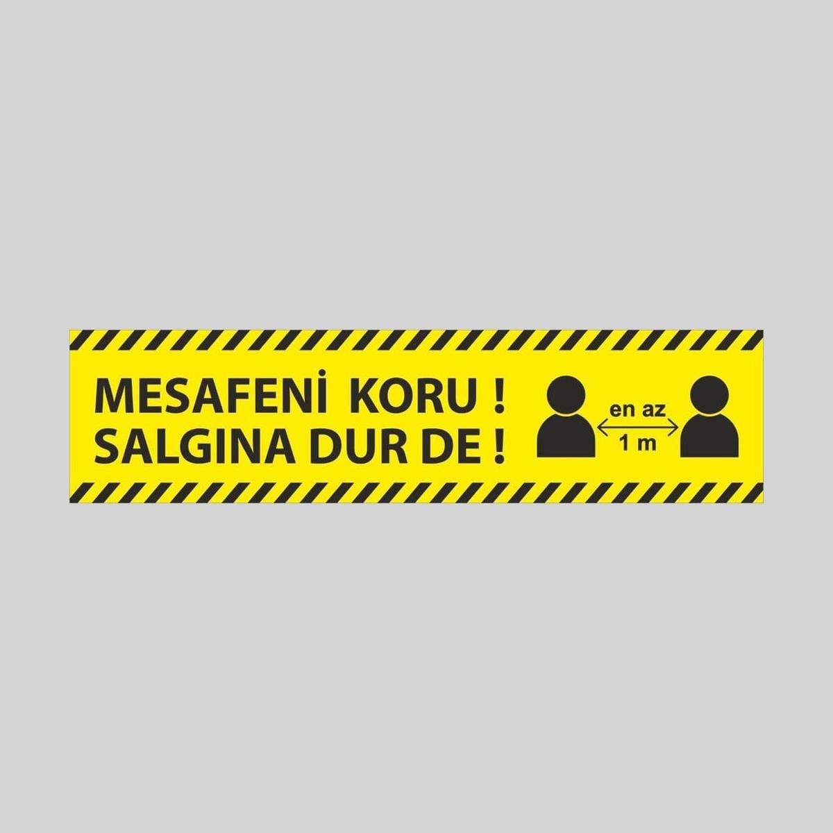 Yer Zemin Etiketi Model-10 (100 x 25 cm)