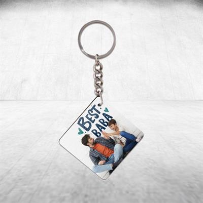 Anahtarlık HDF Kare Çift Taraflı SHAN- 0002