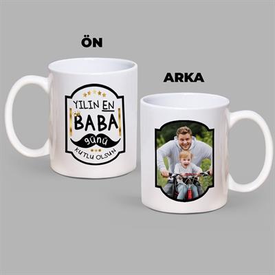 Babalar Günü Beyaz Kupa Yılın En Baba Günü