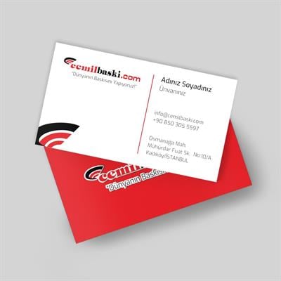 Kabartma Laklı Kartvizit