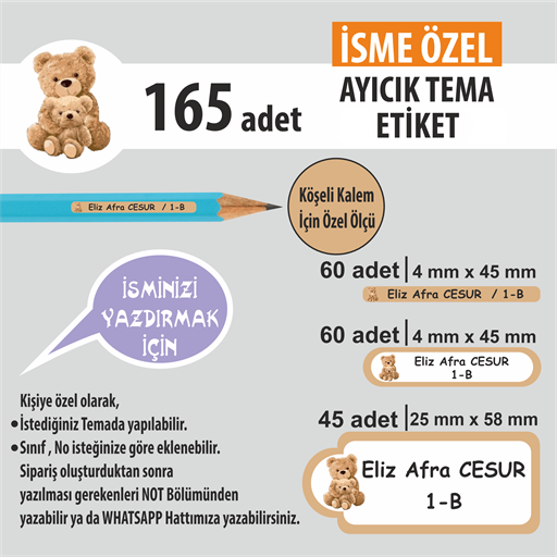 AYICIK TEMA OKUL ETİKETİ