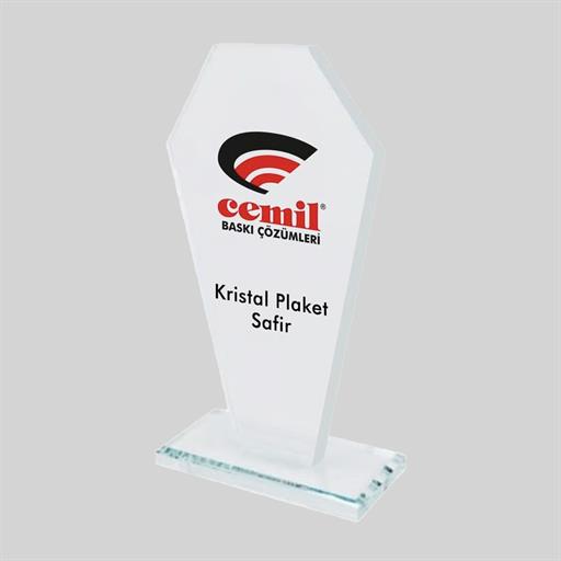 Kristal Plaket Safir KPKT-0014