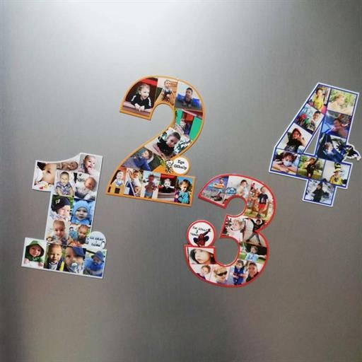 Rakam Magnet - 10x15 Cm - 5 Adet