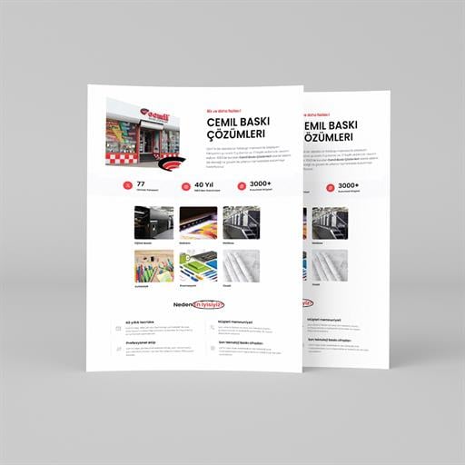 Renkli Dijital Baskı