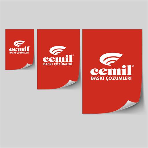 Standart Ölçü Kuşe Etiket