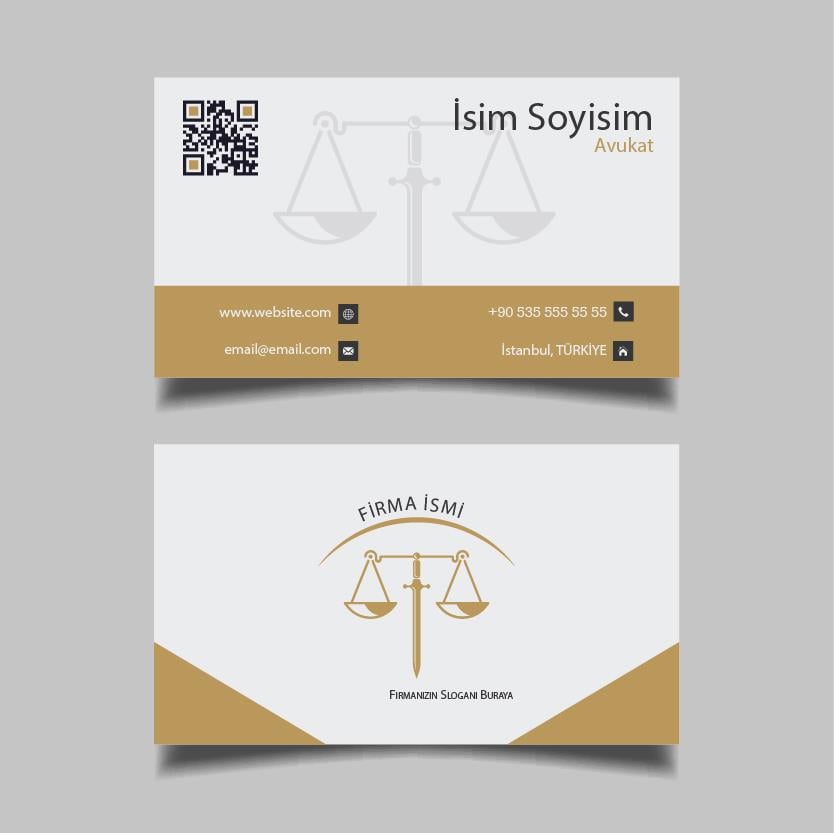 Avukat Kartvizit Model 2