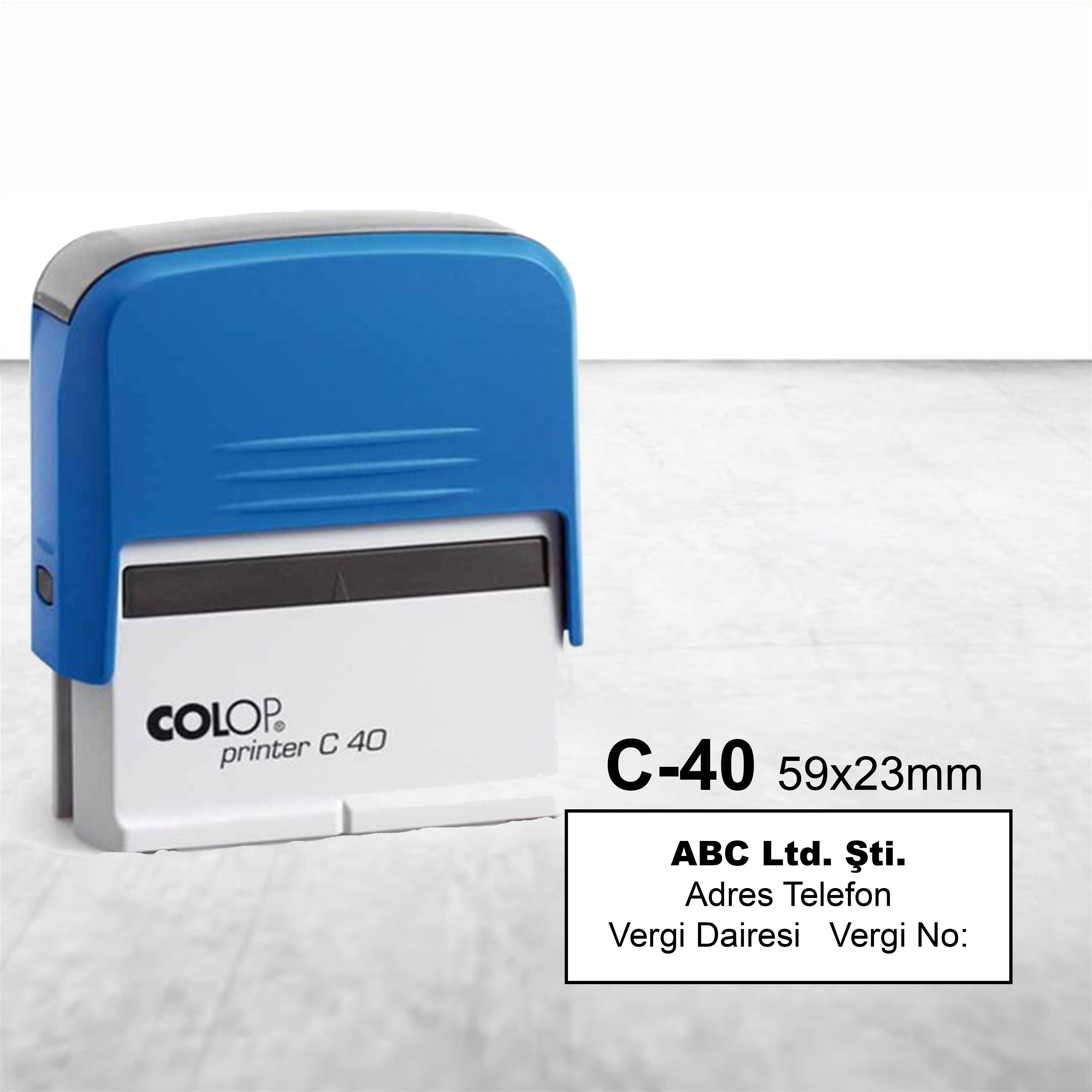 Colop C40 Kaşe