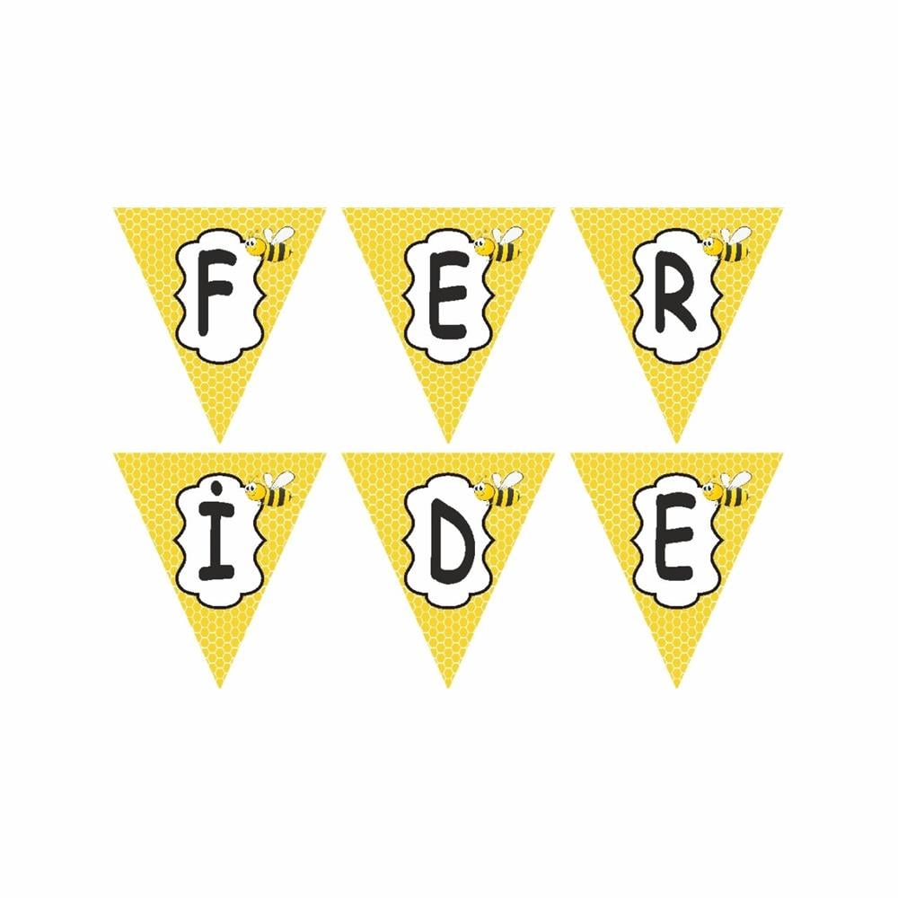 Harf Banner - 17 Cm
