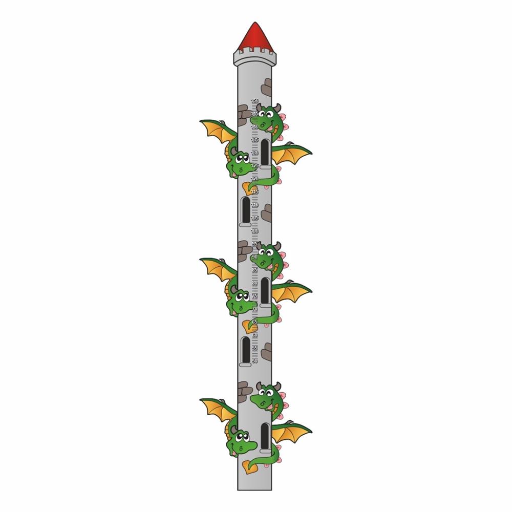 Sevimli Ejderha Figürlü Boy Cetveli