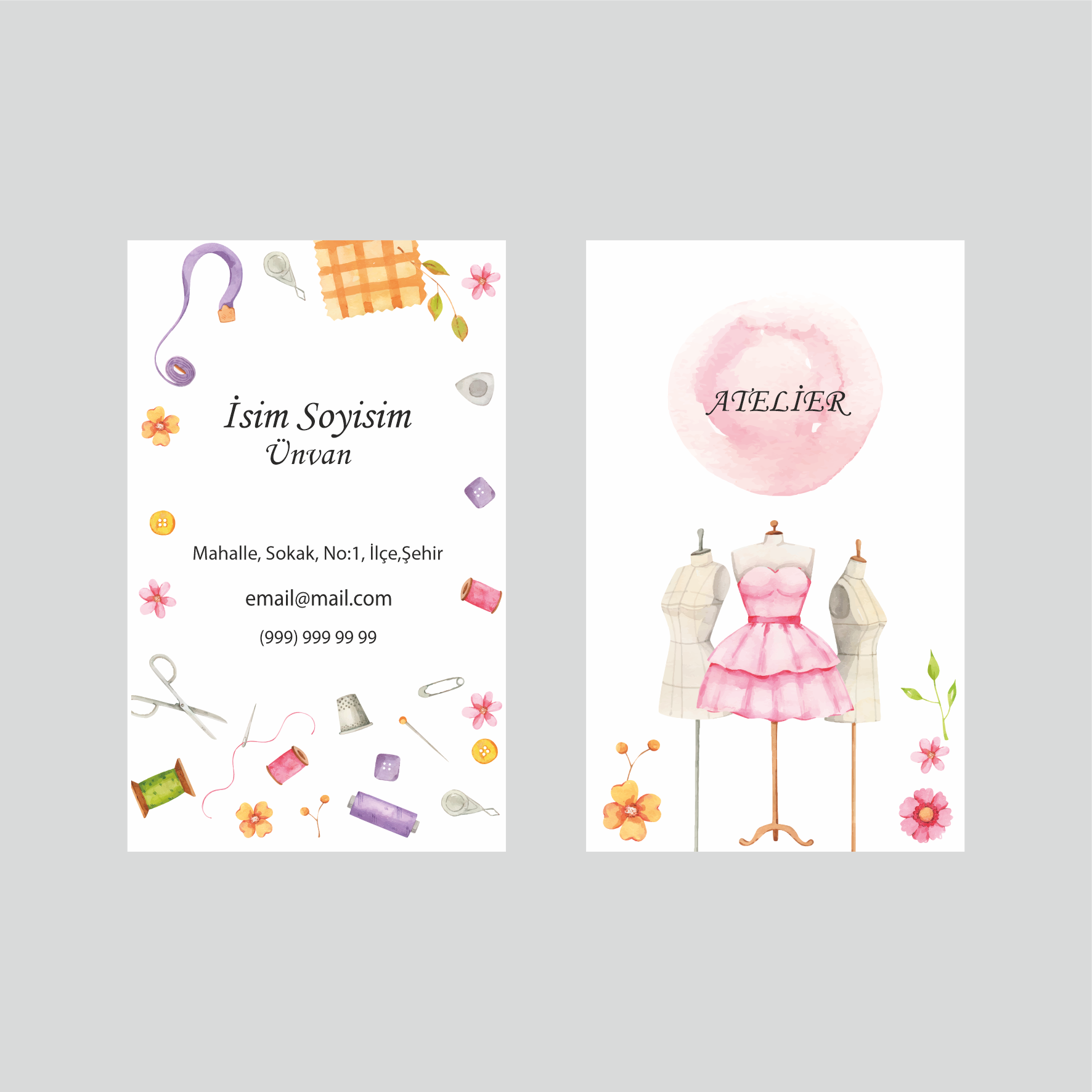 Terzi Kartvizit Model 1