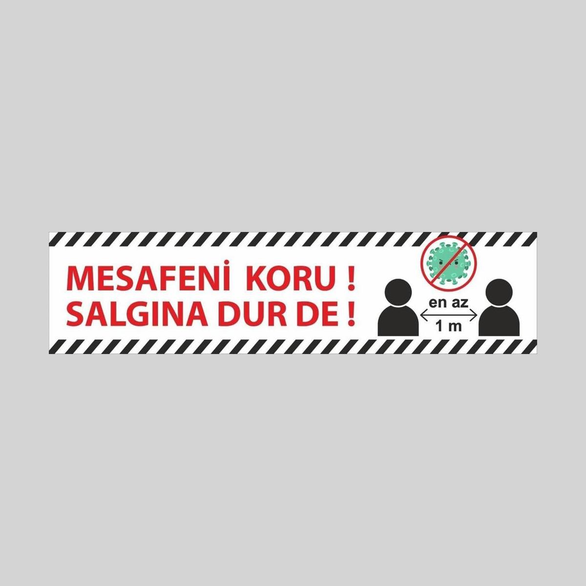 Yer Zemin Etiketi Model-12 (100 x 25 cm)