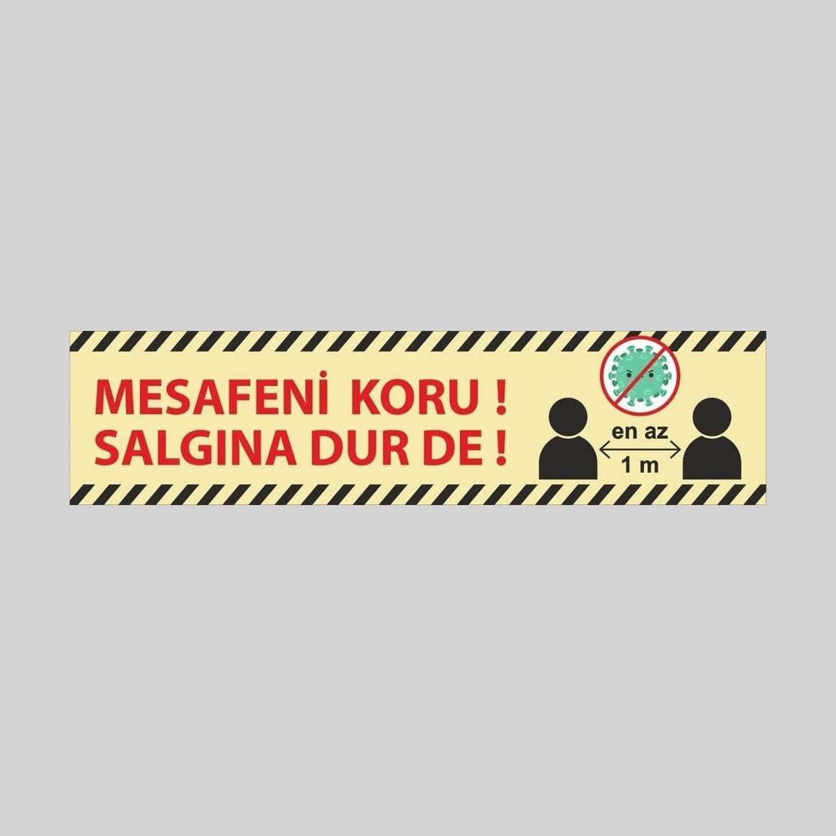 Yer Zemin Etiketi Model-16 (100 x 25 cm)