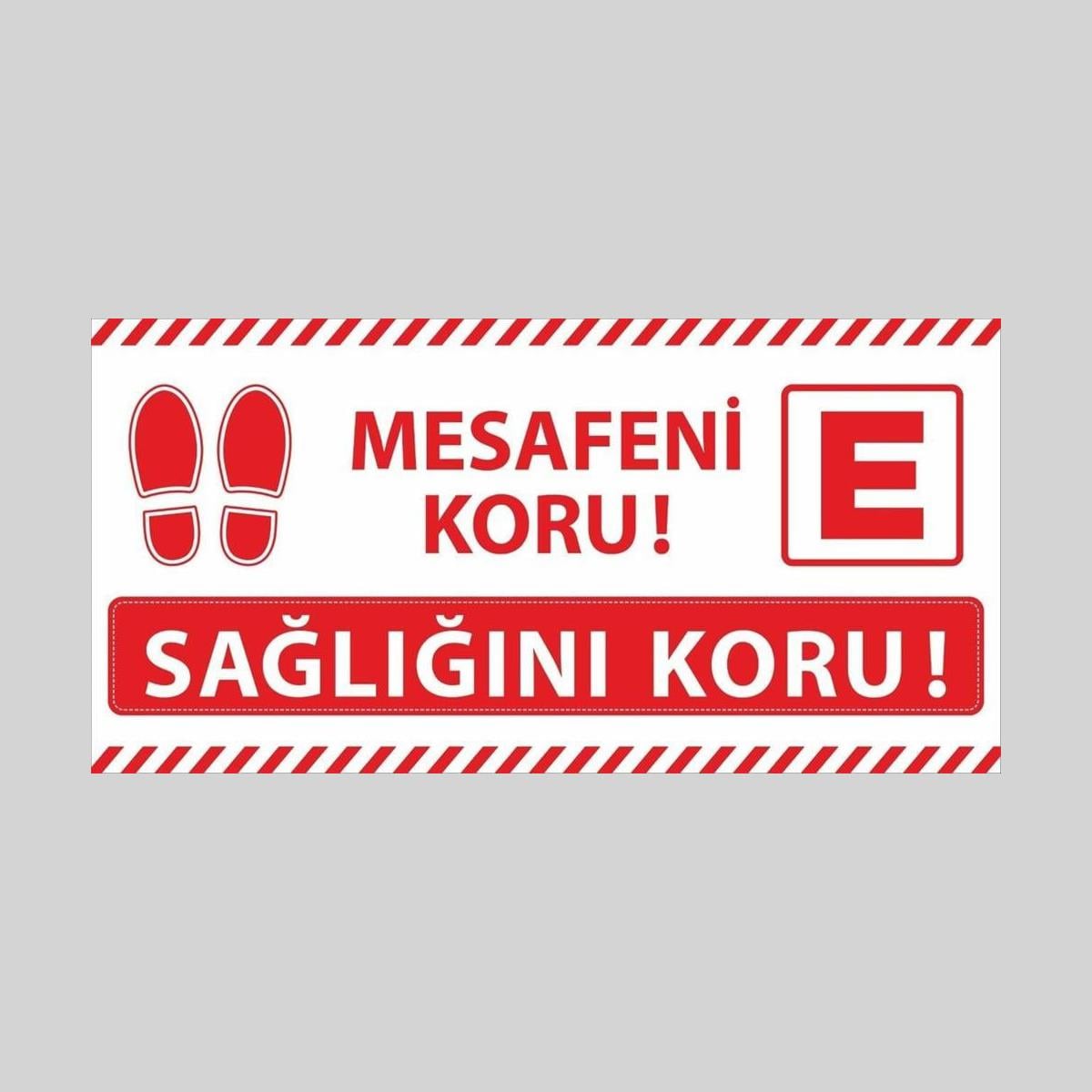 Yer Zemin Etiketi Model-23 (100 x 50 cm)