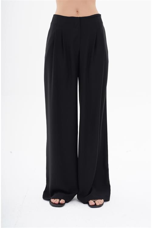 031094 WAISTLESS PLEATED LONG PANTS