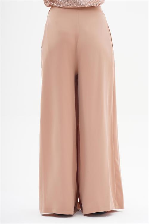 Dense Pleat Detailed Palazzo Pants