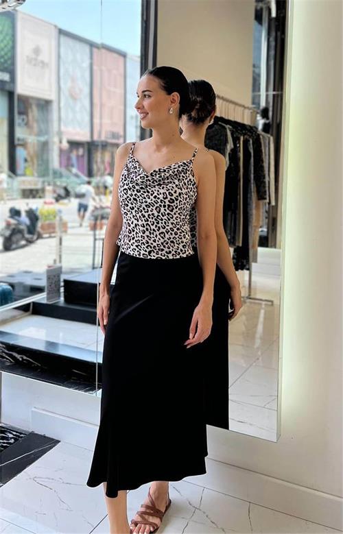 Leopard Printed Hanging Top