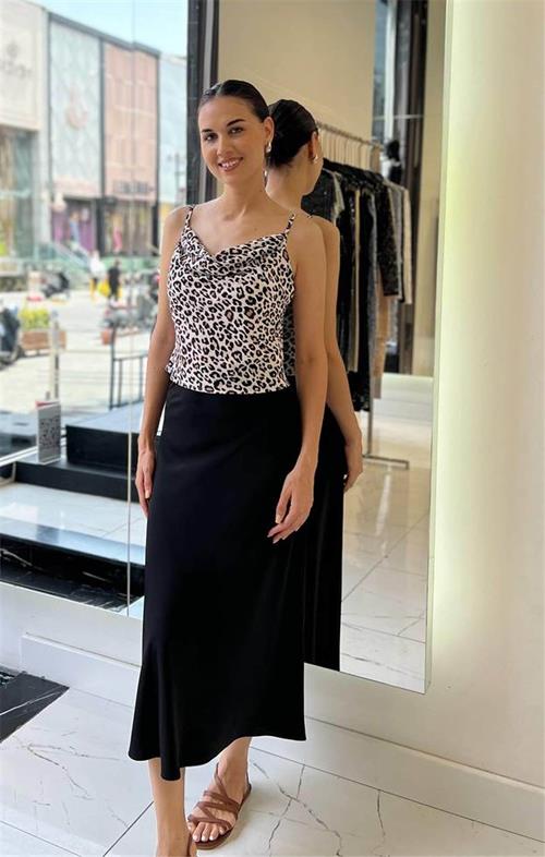 Leopard Printed Hanging Top