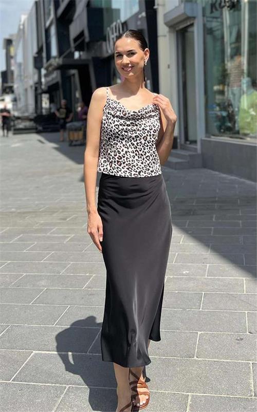 Leopard Printed Hanging Top