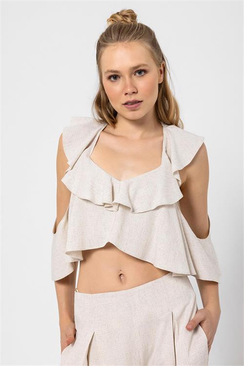 071413 BG FLOUNCE BUSTIER