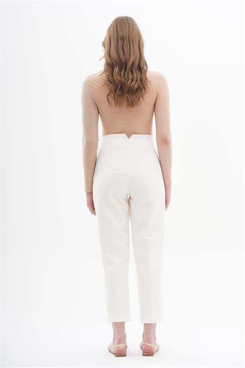 One Sleeve Body With Rhinestones