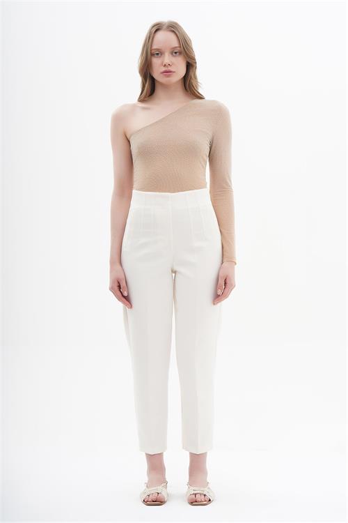 One Sleeve Body With Rhinestones