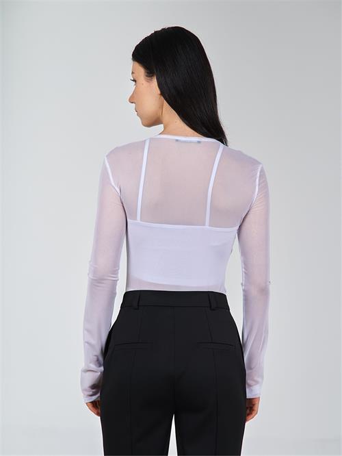 Wholesale Long Sleeve Top With Tulle