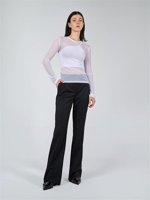 Wholesale Long Sleeve Top With Tulle